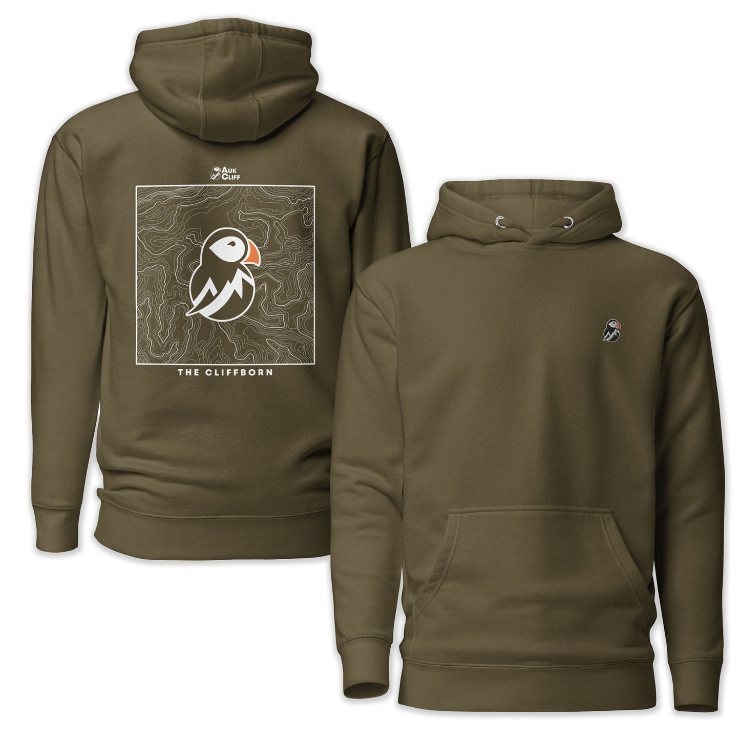 AukCliff Cotton Heritage Hoodie Military Green / S Cliffborn AukCliff Hoodie