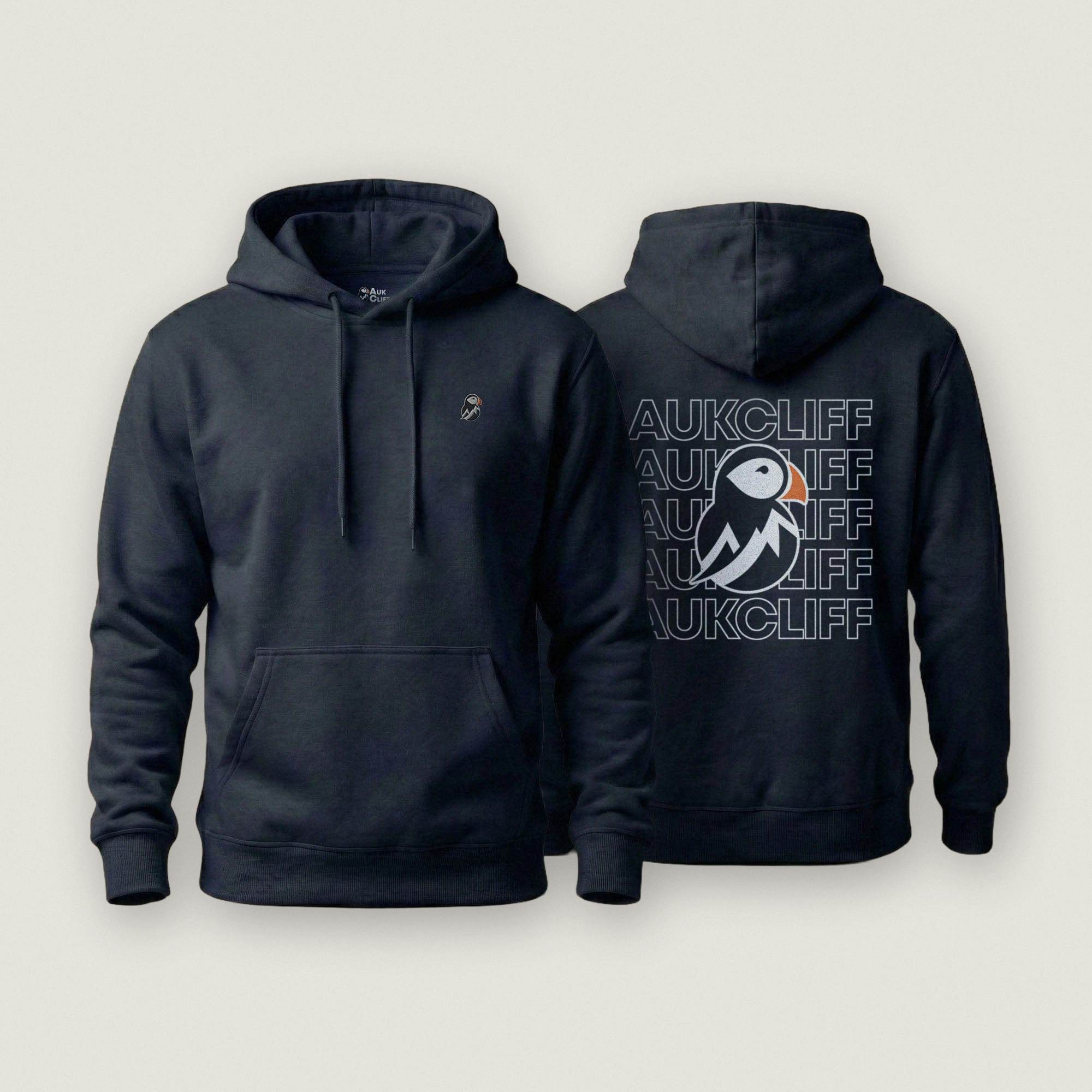 AukCliff Cotton Heritage Hoodie Navy Blazer / S AukCliff® Puffin Logo Hoodie