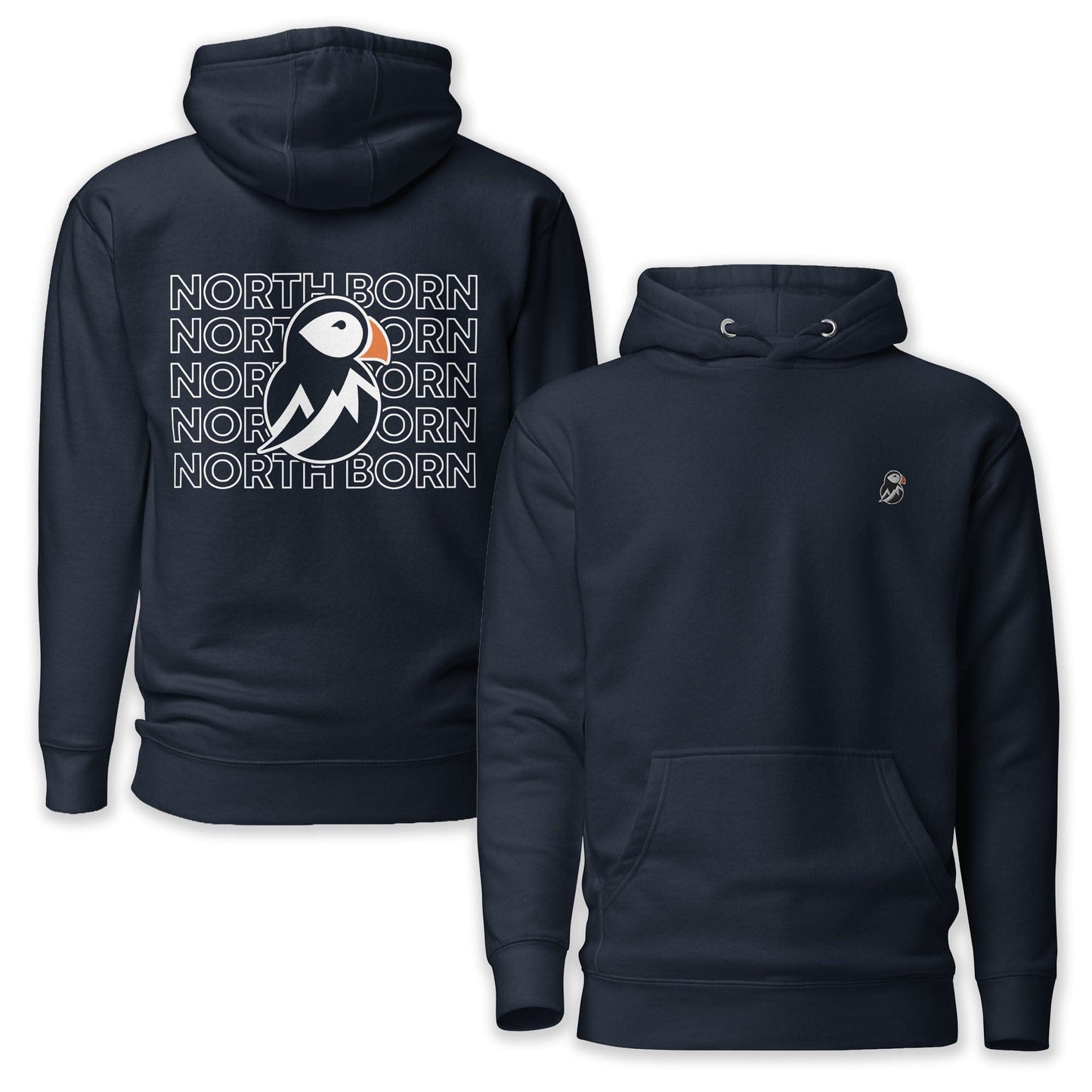 AukCliff® Cotton Heritage Hoodie Navy Blazer / S North Born Hoodie