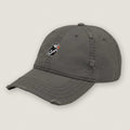 AukCliff Distressed Dad Hat Asphalt Distressed Dad Hat