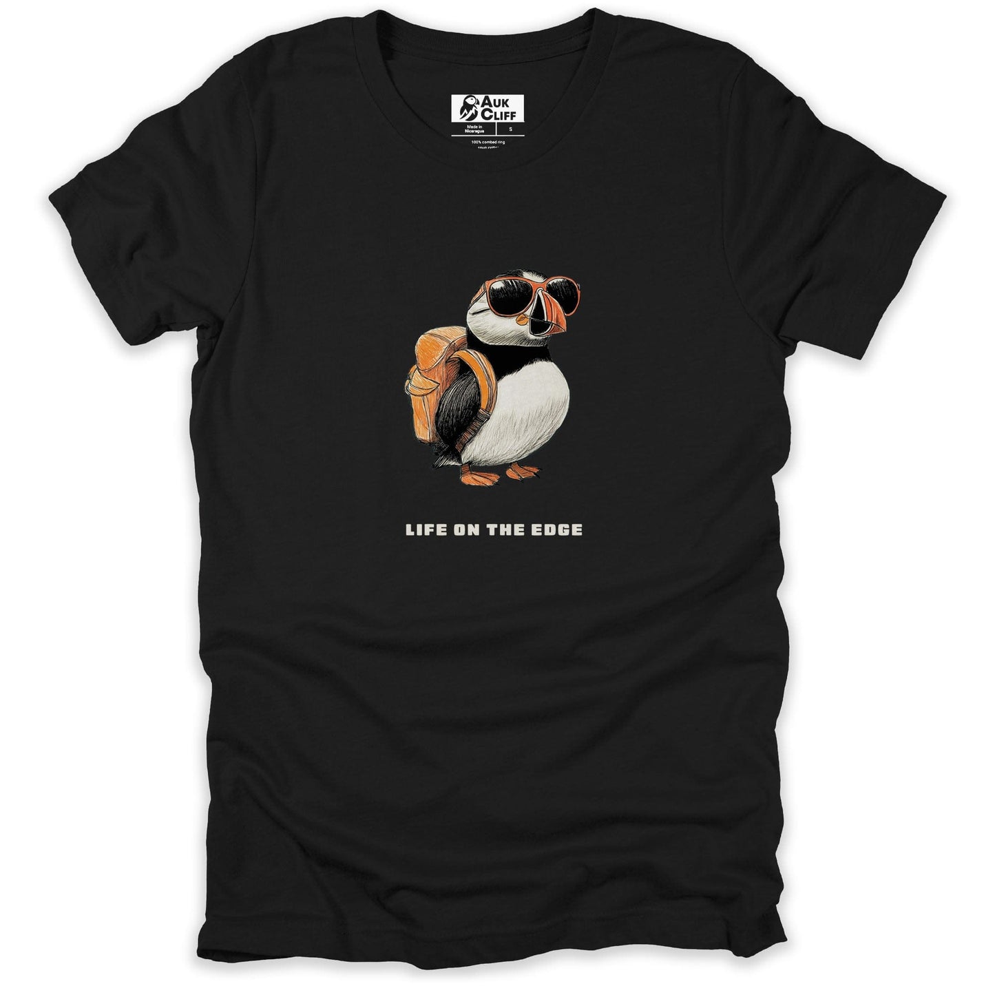 AukCliff Hiking and Camping Graphic Tees Black / XS Puffin Life