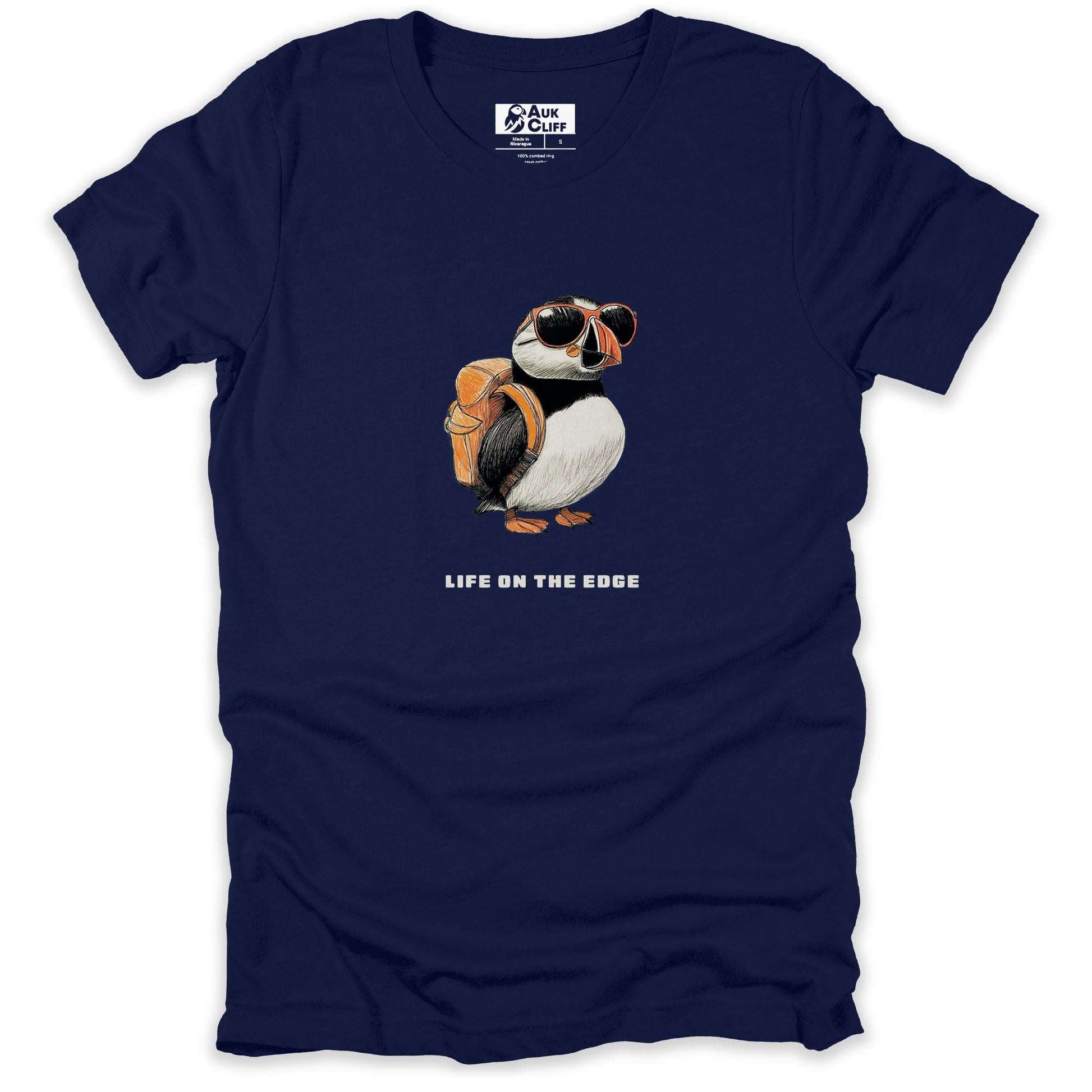 AukCliff Hiking and Camping Graphic Tees Navy / XS Puffin Life