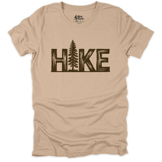 AukCliff Humour and Motivation Graphic Tees Tan / S Nature Trail Hike T-Shirt