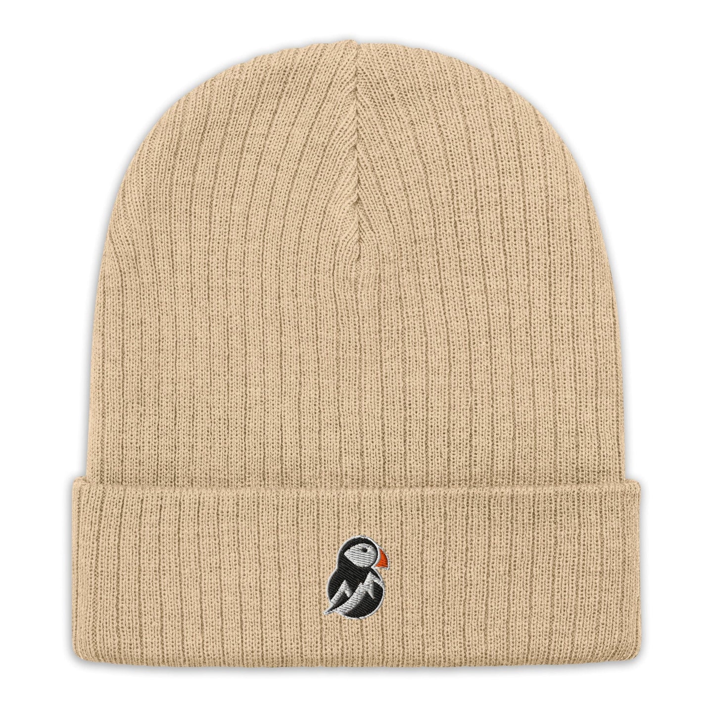 AukCliff Knit Beanie Beige Knit Beanie