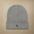 AukCliff Knit Beanie Grey Knit Beanie