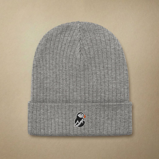 AukCliff Knit Beanie Grey Knit Beanie