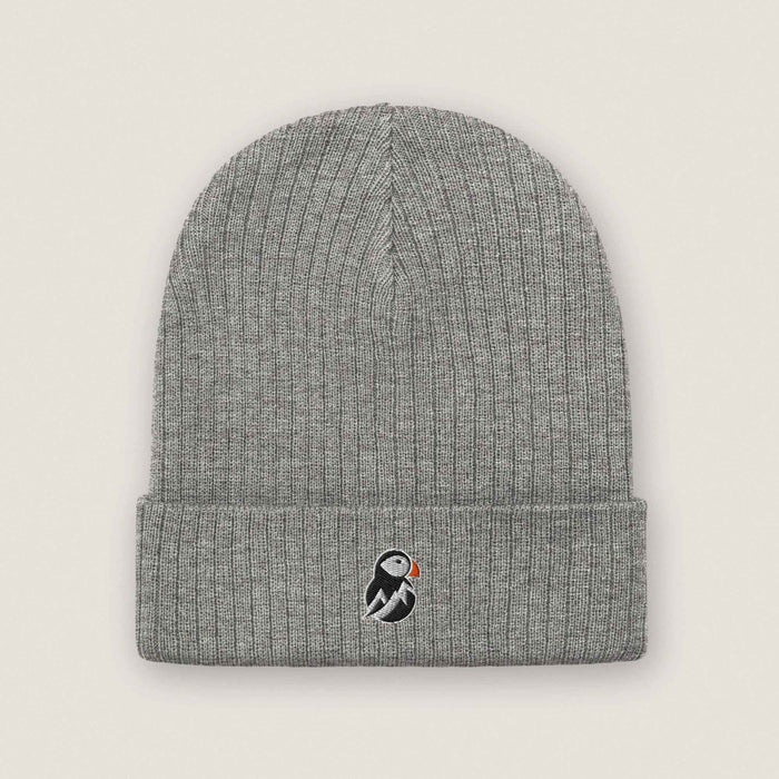 AukCliff Knit Beanie Grey Knit Beanie