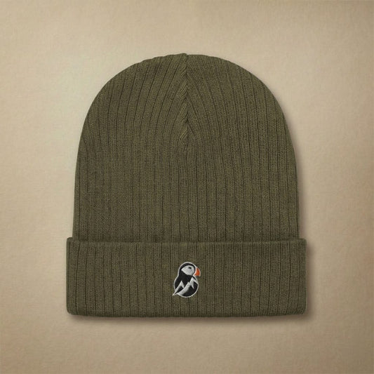 AukCliff Knit Beanie Olive Knit Beanie