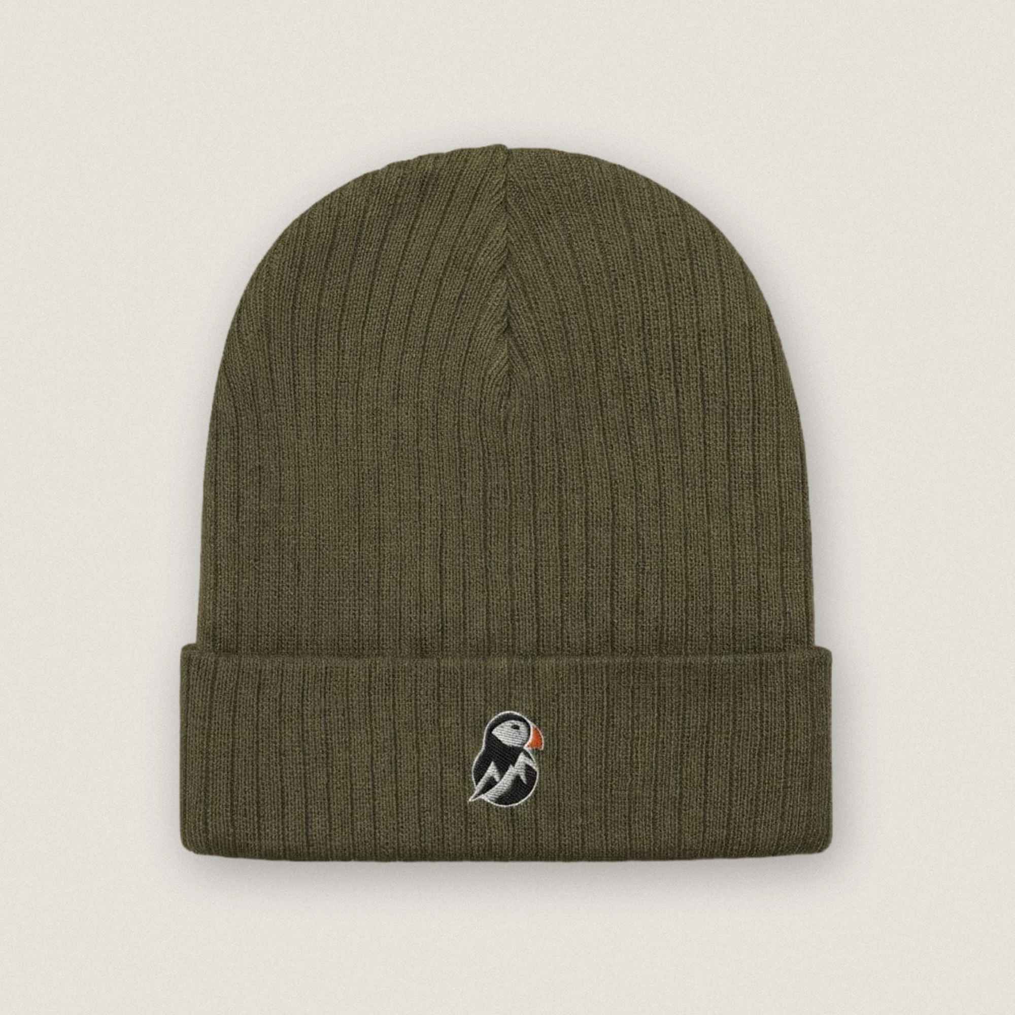 AukCliff Knit Beanie Olive Knit Beanie