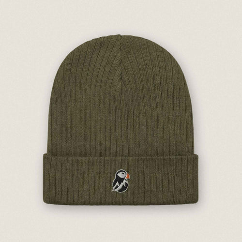AukCliff Knit Beanie Olive Knit Beanie