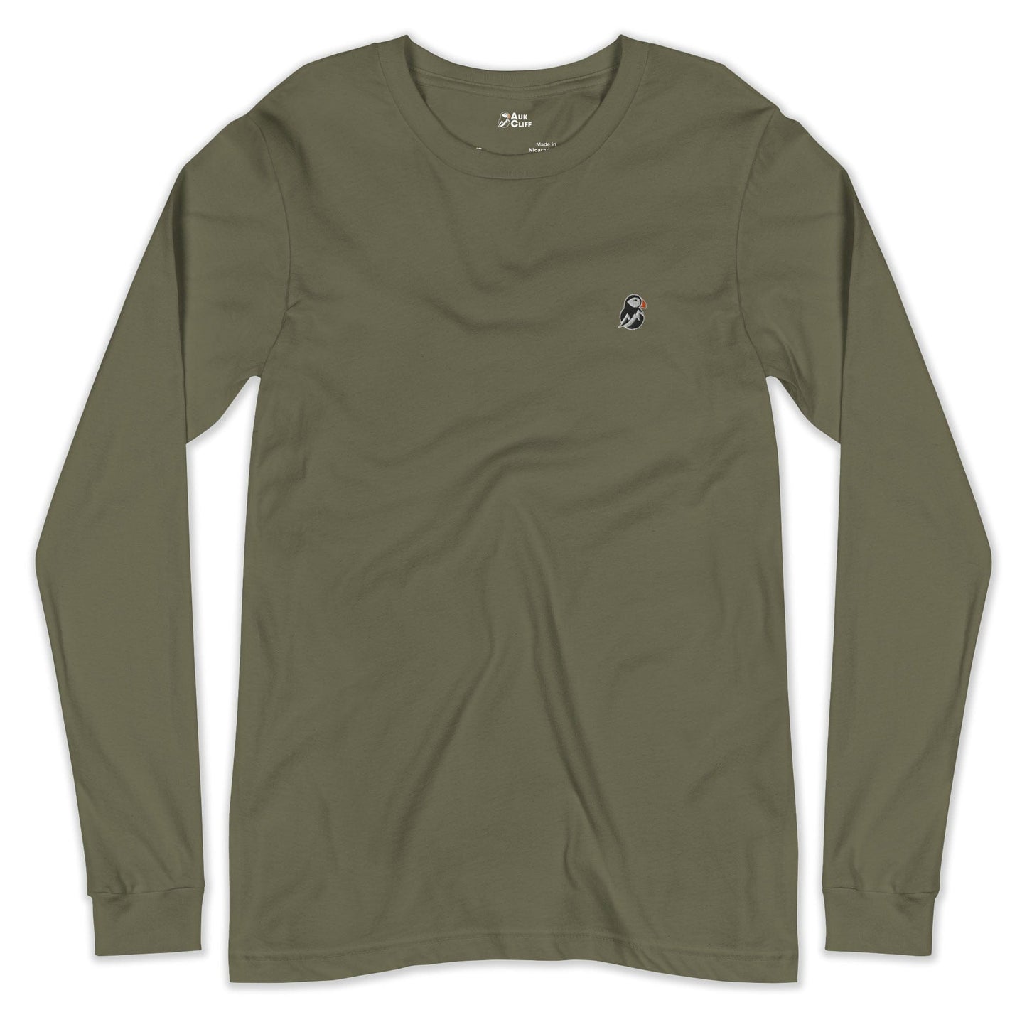 AukCliff Long Sleeve T-shirt Military Green / XS Simple Long Sleeve T-shirt