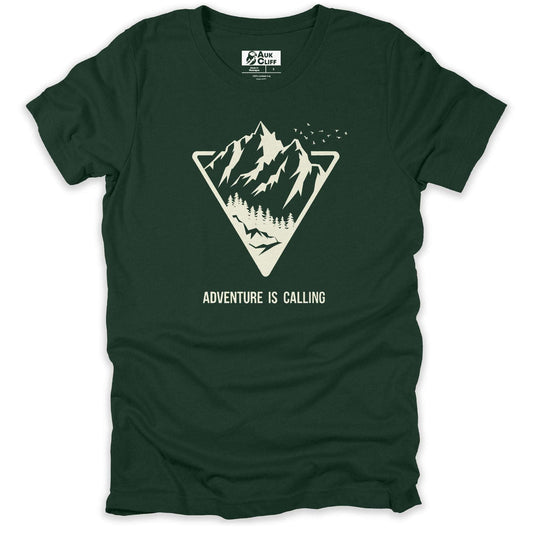 AukCliff Mountain and Wilderness Graphic Tees Forest / S Peaks and Pines T-shirt