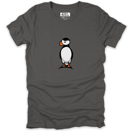 AukCliff Nature and Wildlife Graphic Tees Asphalt / S Puffin T-Shirt