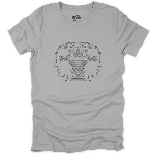 AukCliff Nature and Wildlife Graphic Tees Silver / S Find Your Freedom Outdoor T-shirt