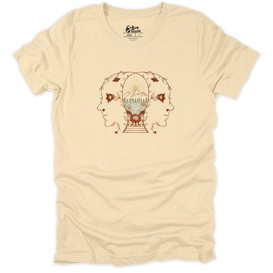 AukCliff Nature and Wildlife Graphic Tees Soft Cream / S Find Your Freedom Outdoor T-shirt