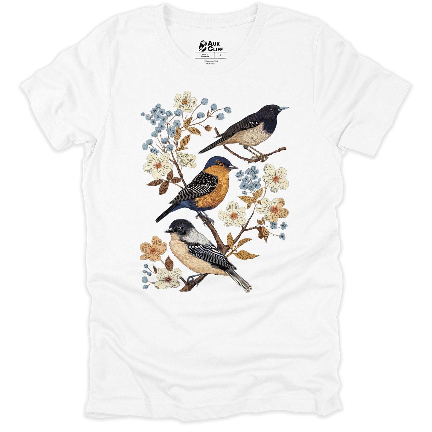 AukCliff Nature and Wildlife Graphic Tees White / S Avian Elegance T-shirt