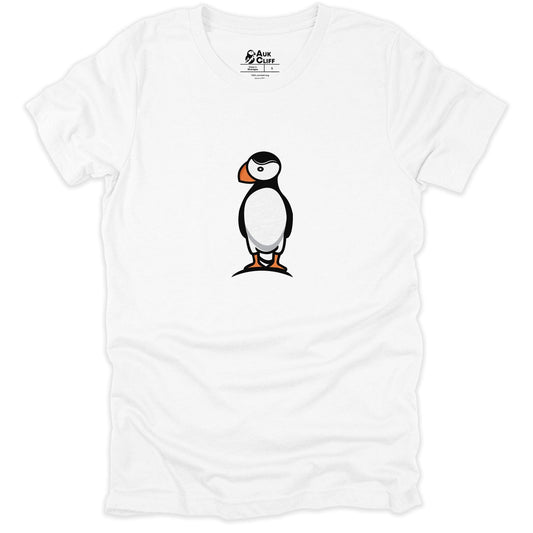 AukCliff Nature and Wildlife Graphic Tees White / S Puffin T-Shirt