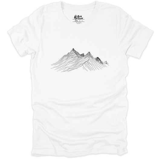 AukCliff Nature and Wildlife Graphic Tees White / S Zen Peaks T-shirt