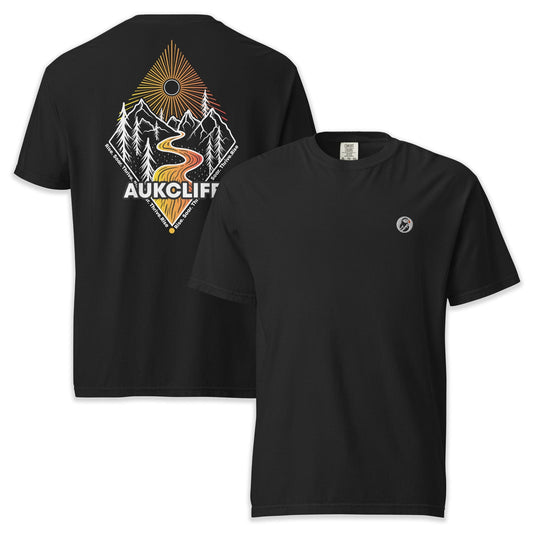 AukCliff Rear Print Comfort Colors T-shirt Black / S Live Life Outdoors Comfort Colors T-shirt