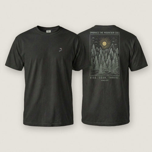 AukCliff Rear Print Comfort Colors T-shirt Black / S Mountain Call Comfort Colors T-shirt