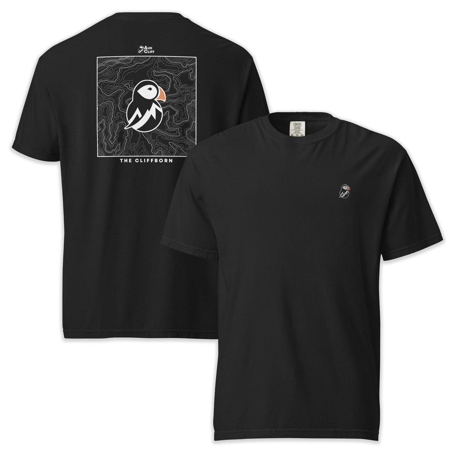 AukCliff Rear Print Comfort Colors T-shirt Black / S The Cliffborn Comfort Colors T-Shirt