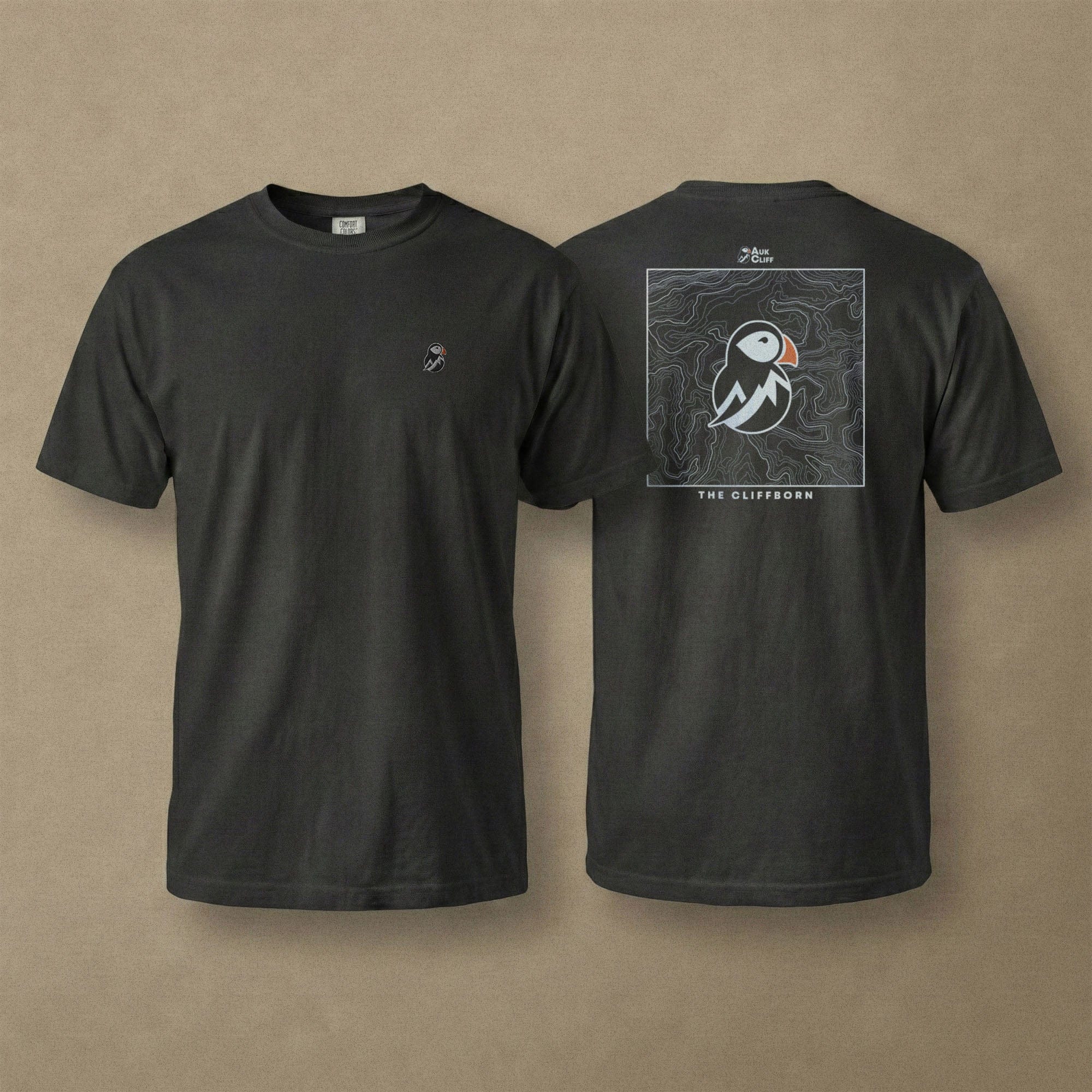 AukCliff Rear Print Comfort Colors T-shirt Black / S The Cliffborn Comfort Colors T-Shirt