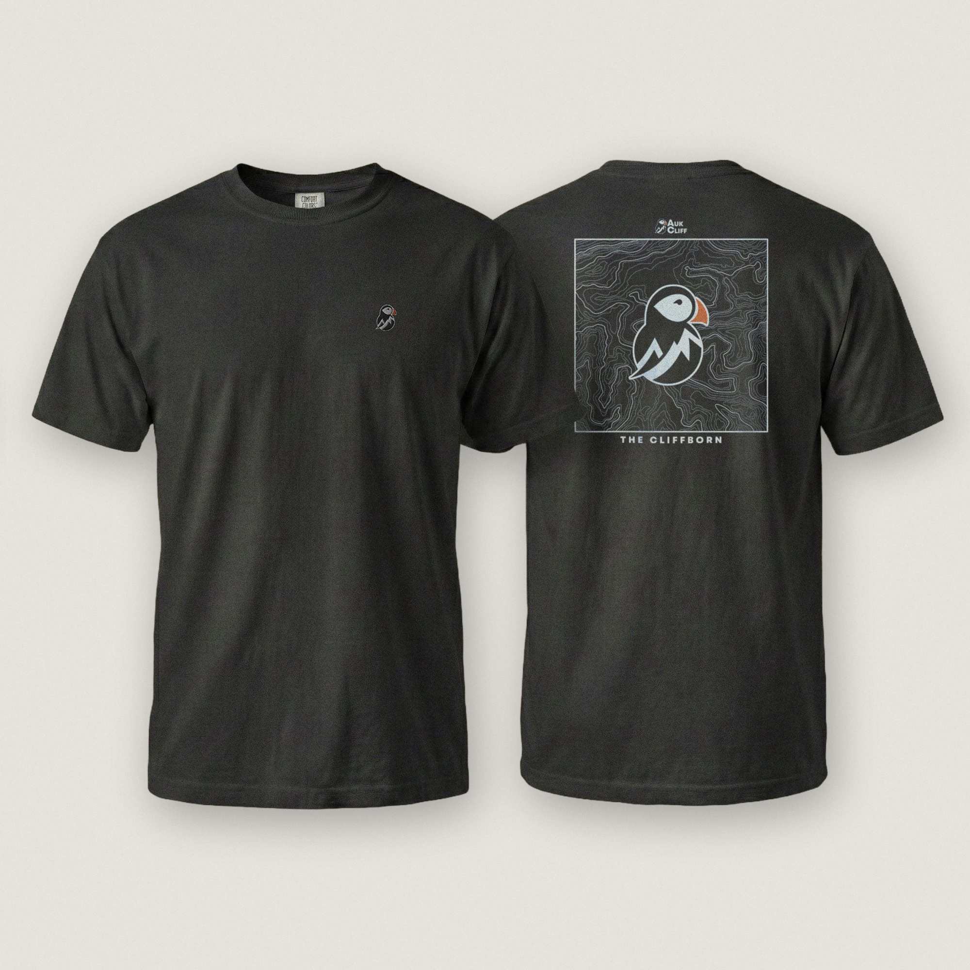 AukCliff Rear Print Comfort Colors T-shirt Black / S The Cliffborn Comfort Colors T-Shirt