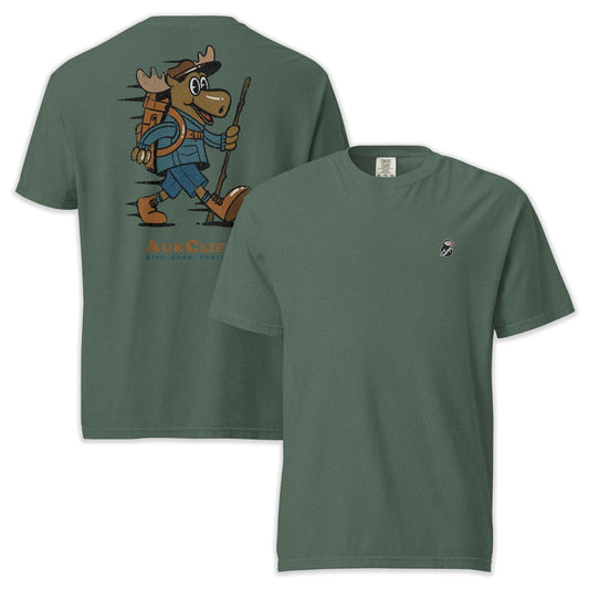 AukCliff Rear Print Comfort Colors T-shirt Blue Spruce / S Trailblazer Moose Back Print Comfort Colors T-Shirt
