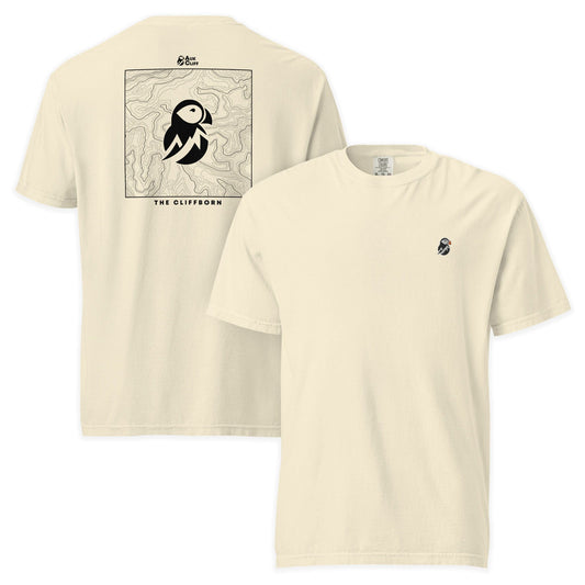 AukCliff Rear Print Comfort Colors T-shirt Ivory / S The Cliffborn Comfort Colors T-Shirt