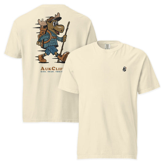 AukCliff Rear Print Comfort Colors T-shirt Ivory / S Trailblazer Moose Back Print Comfort Colors T-Shirt
