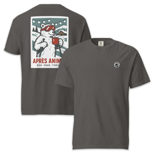 AukCliff Rear Print Comfort Colors T-shirt Pepper / S Après Animal Comfort Colors Tee