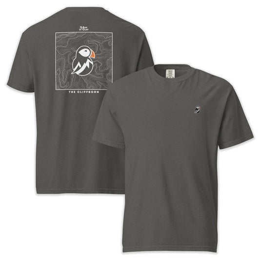 AukCliff Rear Print Comfort Colors T-shirt Pepper / S The Cliffborn Comfort Colors T-Shirt