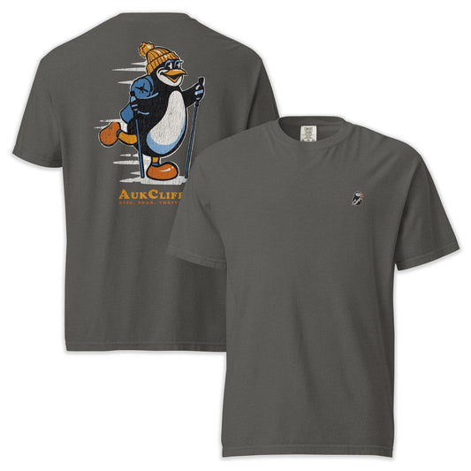 AukCliff Rear Print Comfort Colors T-shirt Pepper / S Trailblazer Penguin Back Print Comfort Colors T-Shirt