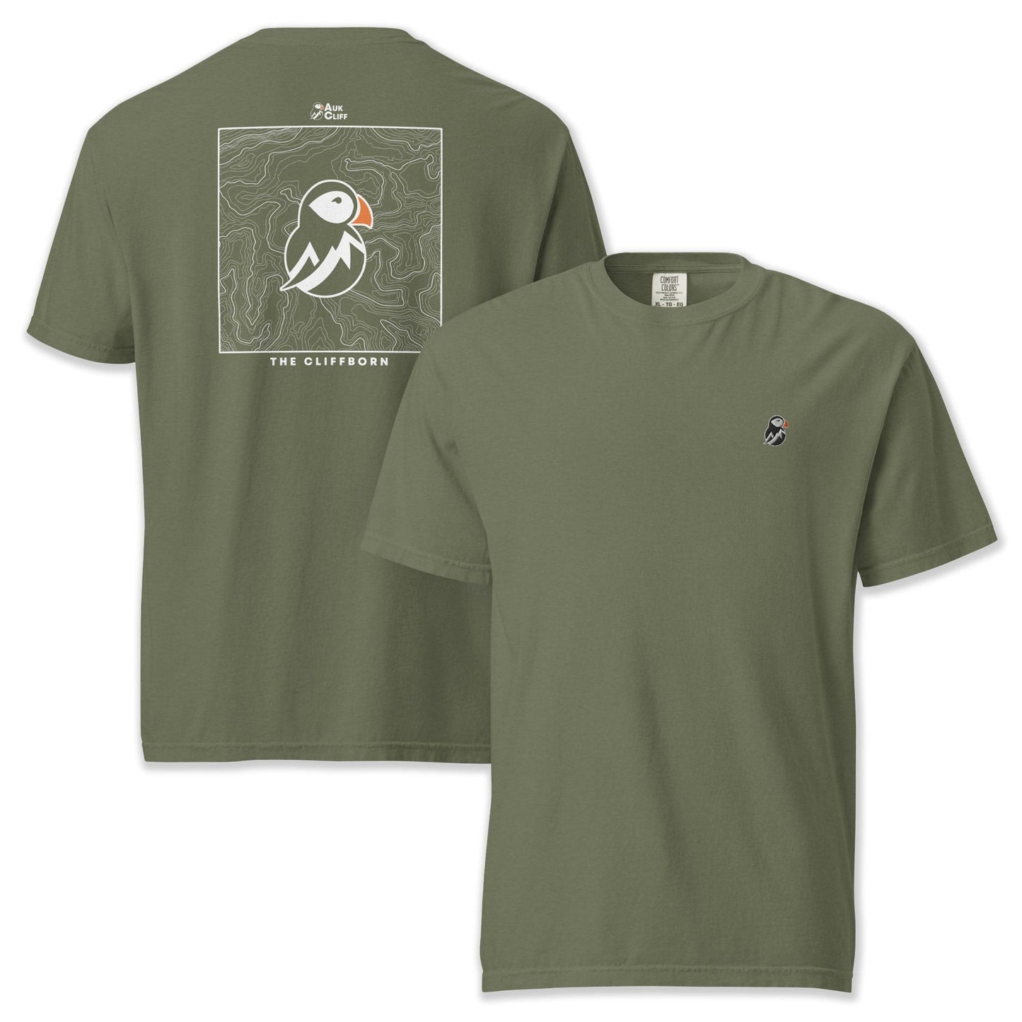 AukCliff Rear Print Comfort Colors T-shirt The Cliffborn Comfort Colors T-Shirt