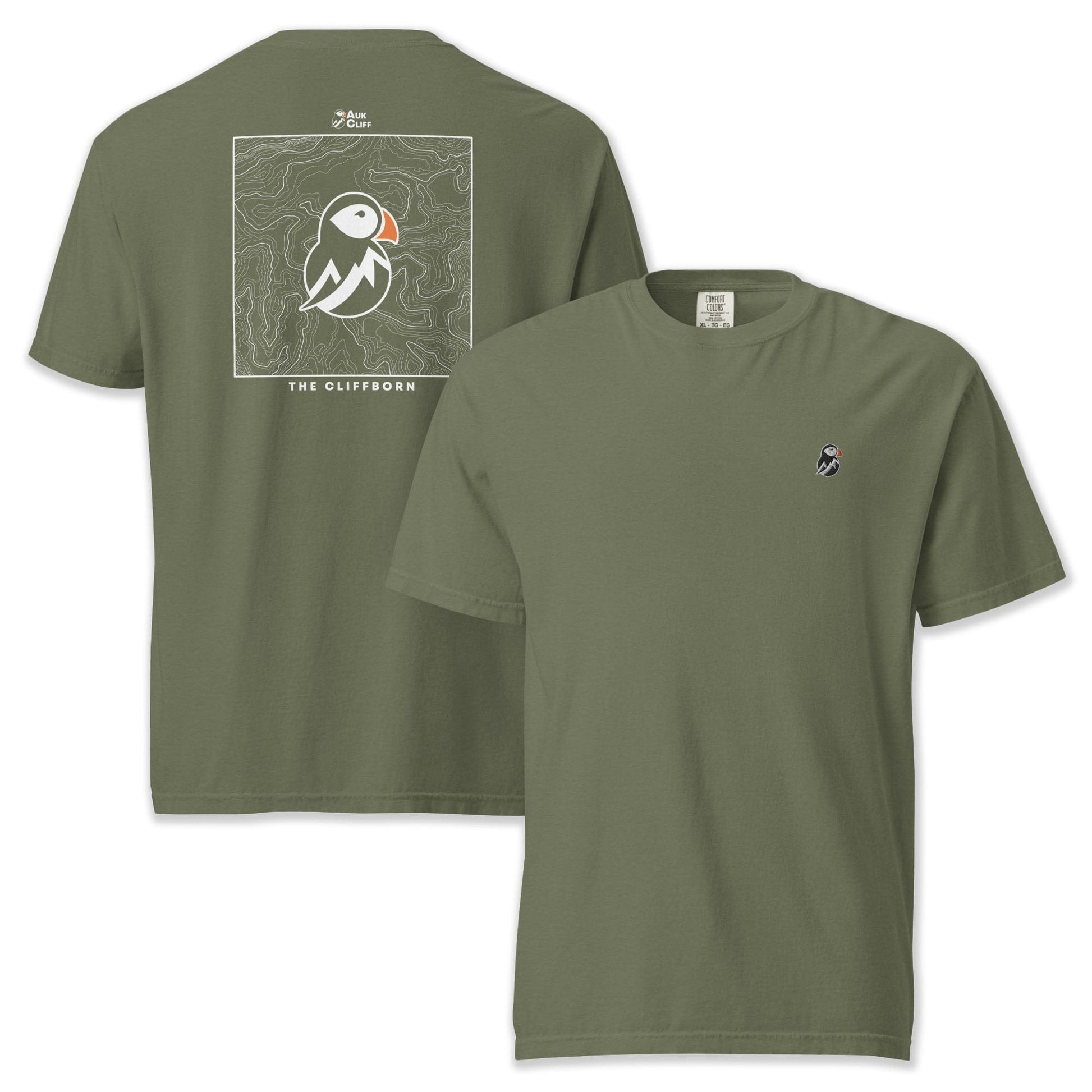 AukCliff Rear Print Comfort Colors T-shirt The Cliffborn Comfort Colors T-Shirt