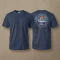 AukCliff Rear Print Comfort Colors T-shirt Trail Emblem Mountain Comfort Colors Back Print T-Shirt