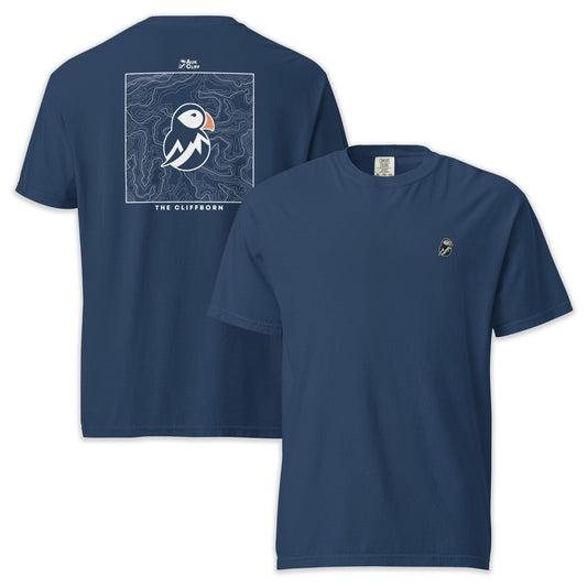 AukCliff Rear Print Comfort Colors T-shirt True Navy / S The Cliffborn Comfort Colors T-Shirt