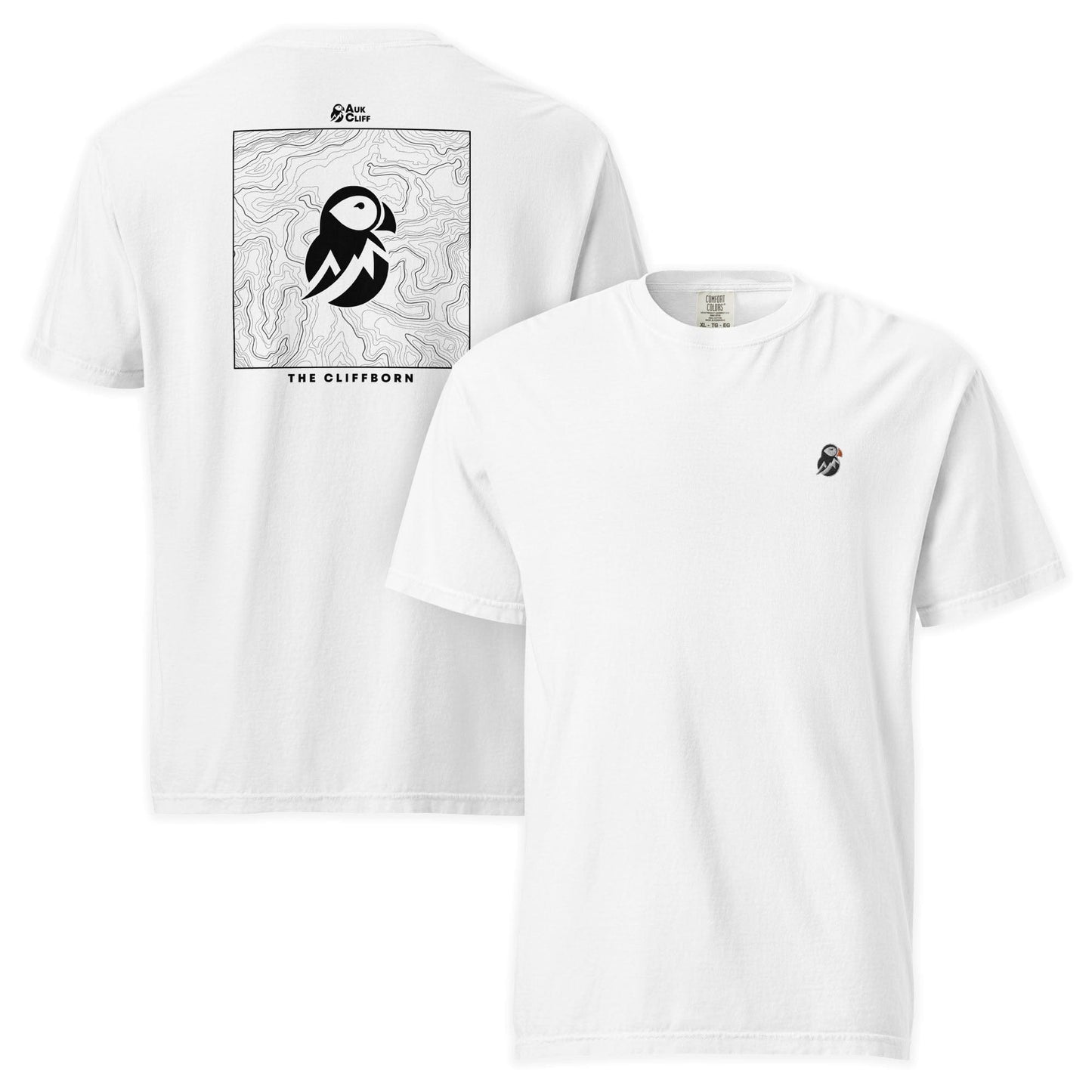AukCliff Rear Print Comfort Colors T-shirt White / S The Cliffborn Comfort Colors T-Shirt