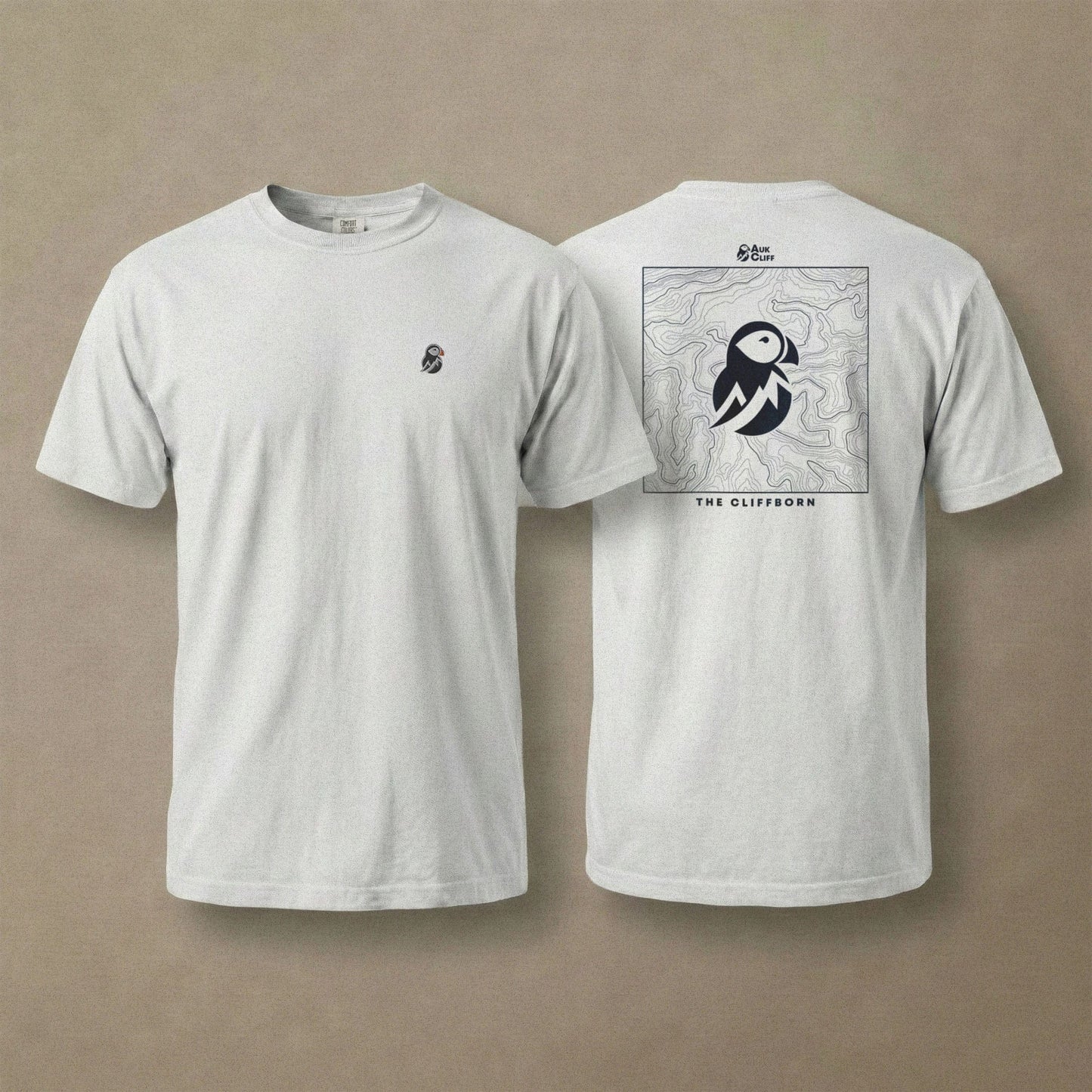 AukCliff Rear Print Comfort Colors T-shirt White / S The Cliffborn Comfort Colors T-Shirt