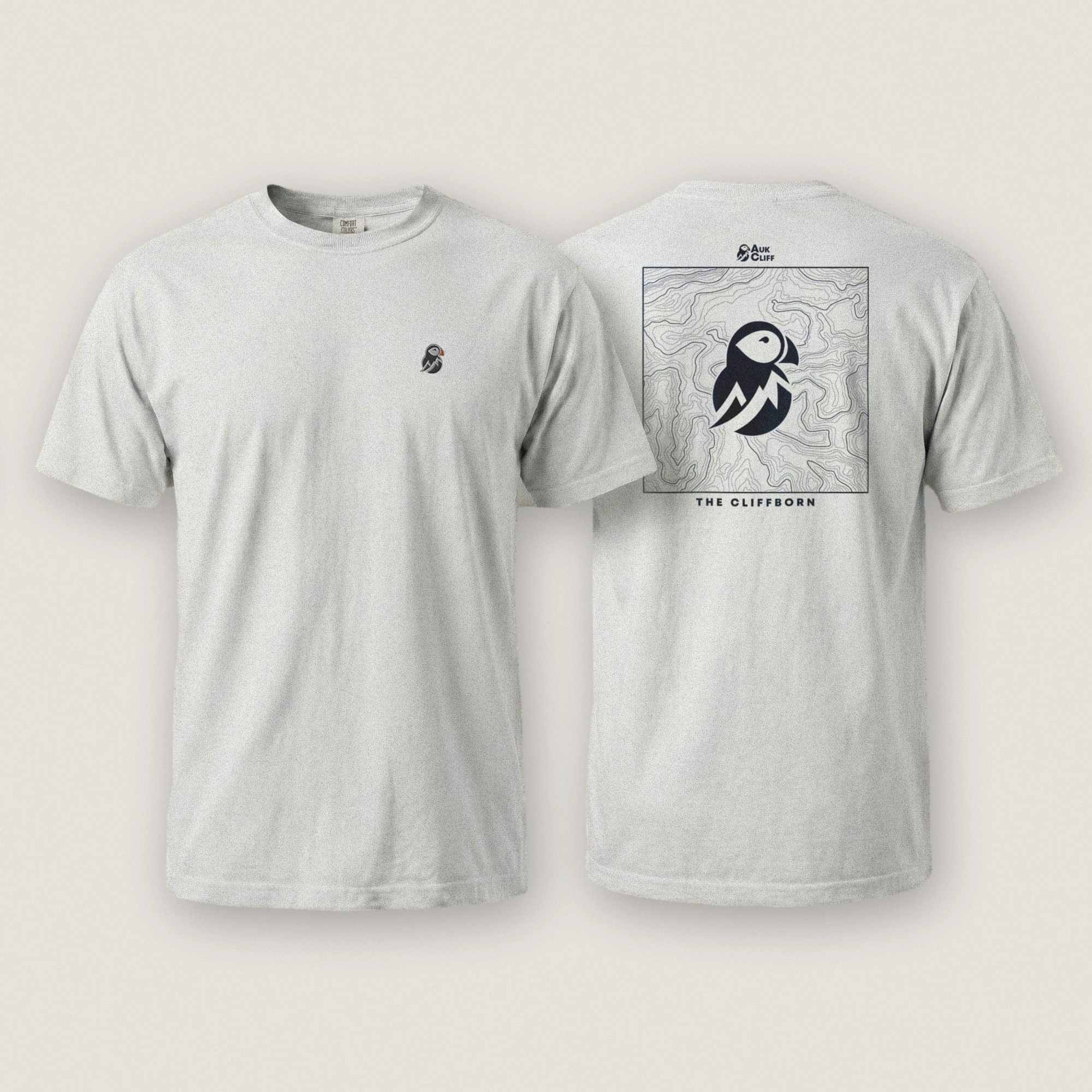 AukCliff Rear Print Comfort Colors T-shirt White / S The Cliffborn Comfort Colors T-Shirt