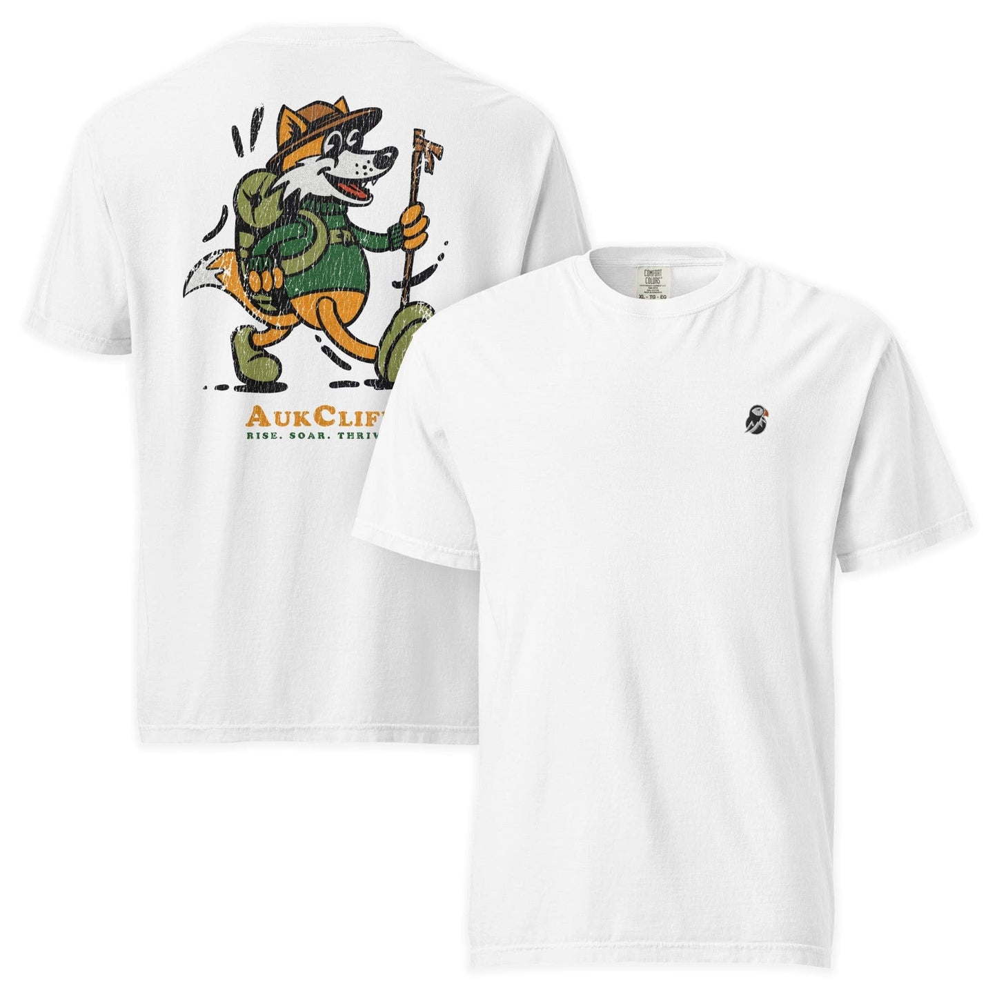AukCliff Rear Print Comfort Colors T-shirt White / S Trailblazer Fox Comfort Colors Back Print T-Shirt