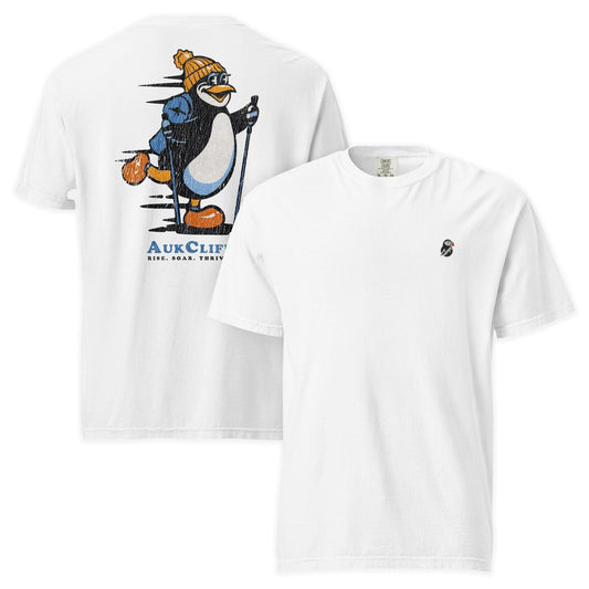 AukCliff Rear Print Comfort Colors T-shirt White / S Trailblazer Penguin Back Print Comfort Colors T-Shirt