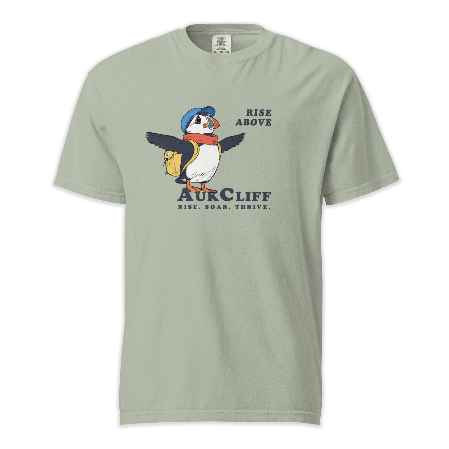 AukCliff Simple Comfort Colors T-shirt Bay / S AukCliff "Rise Above" Comfort Colors T-shirt