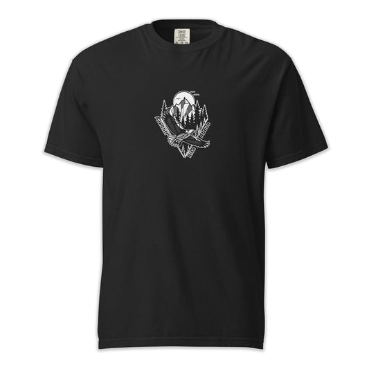 AukCliff Simple Comfort Colors T-shirt Black / S Rise Above Eagle Comfort Colors T-shirt