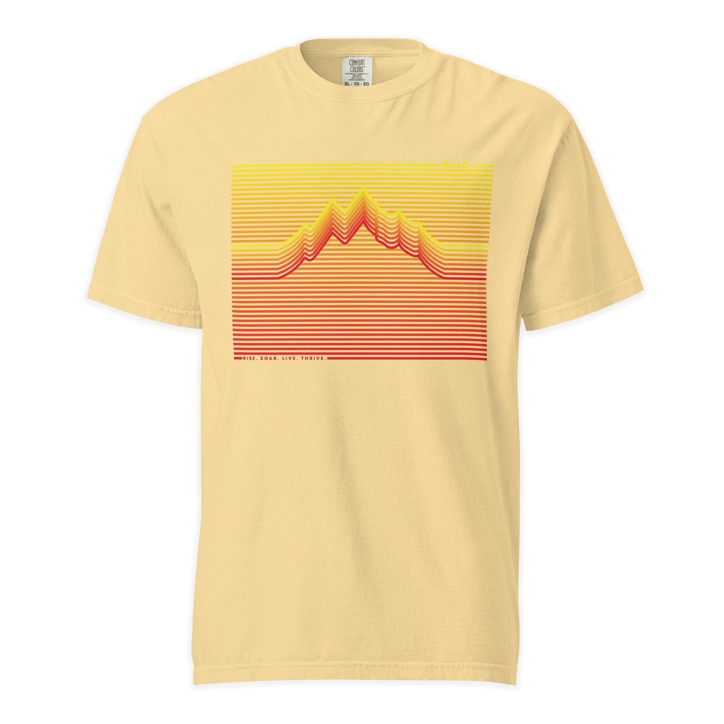 AukCliff Simple Comfort Colors T-shirt Butter / S AukCliff Retro Mountain Wave Comfort Colors T-shirt