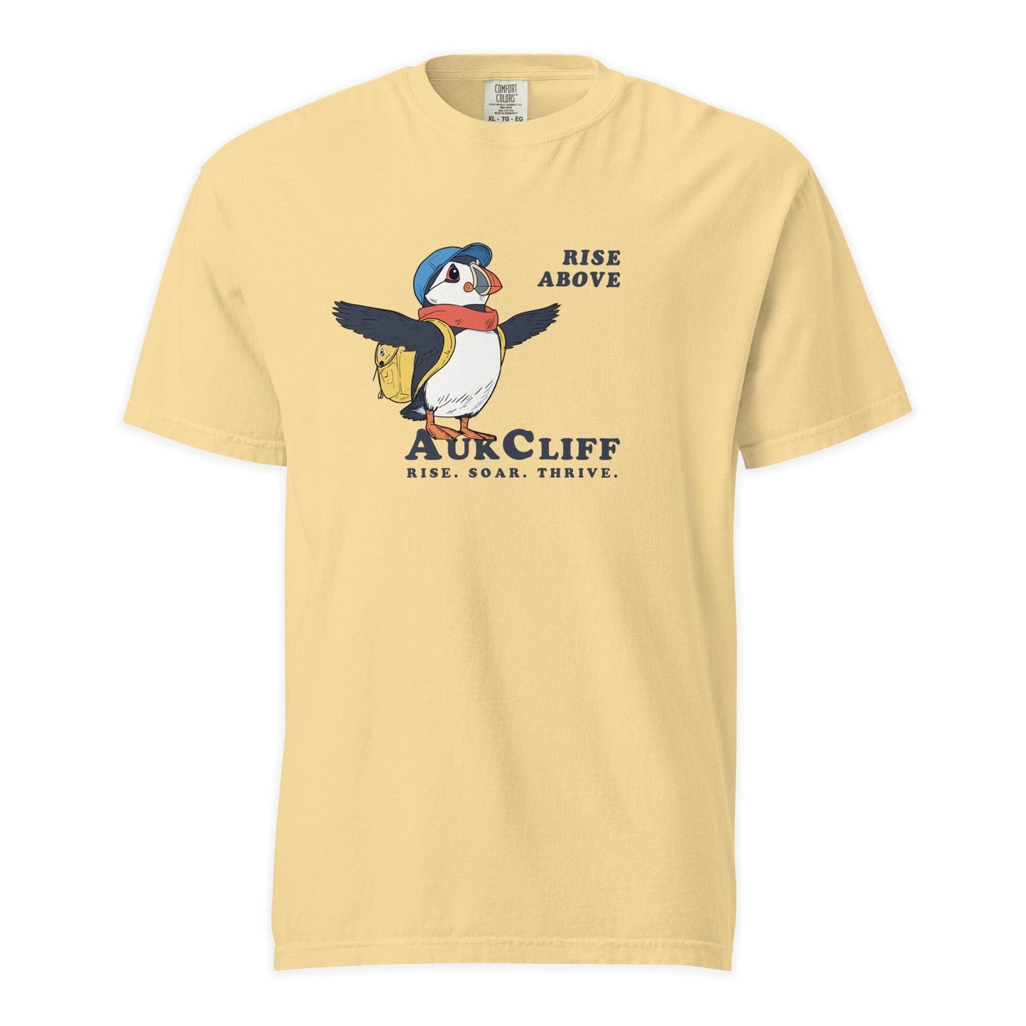 AukCliff Simple Comfort Colors T-shirt Butter / S AukCliff "Rise Above" Comfort Colors T-shirt