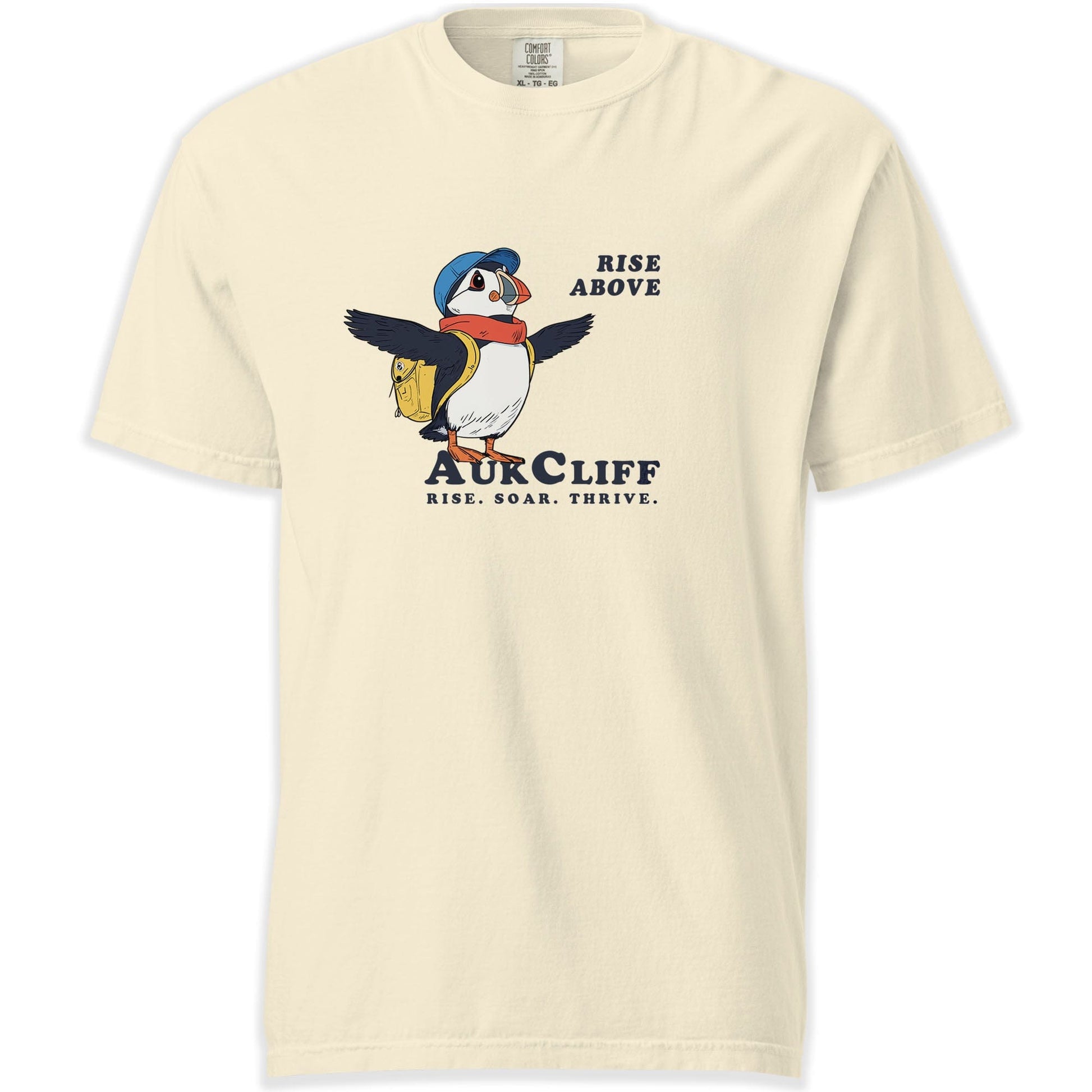 AukCliff Simple Comfort Colors T-shirt Ivory / S AukCliff "Rise Above" Comfort Colors T-shirt