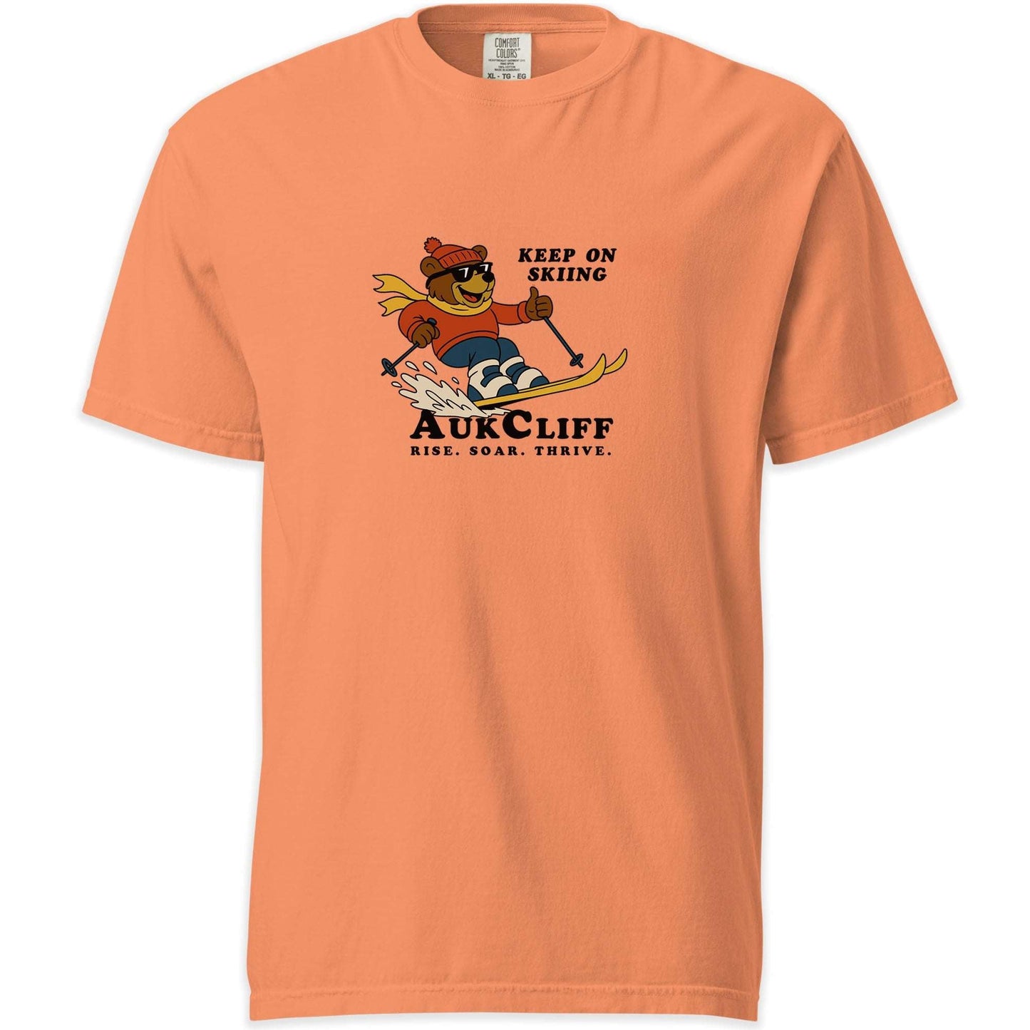 AukCliff Simple Comfort Colors T-shirt Terracotta / S AukCliff Keep On Skiing Comfort Colors T-shirt