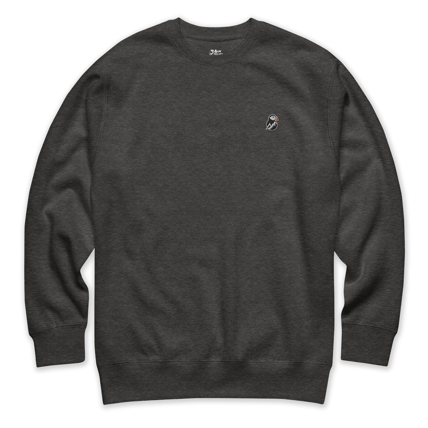 AukCliff Simple Sweatshirt Charcoal Heather / S Simple Sweatshirt