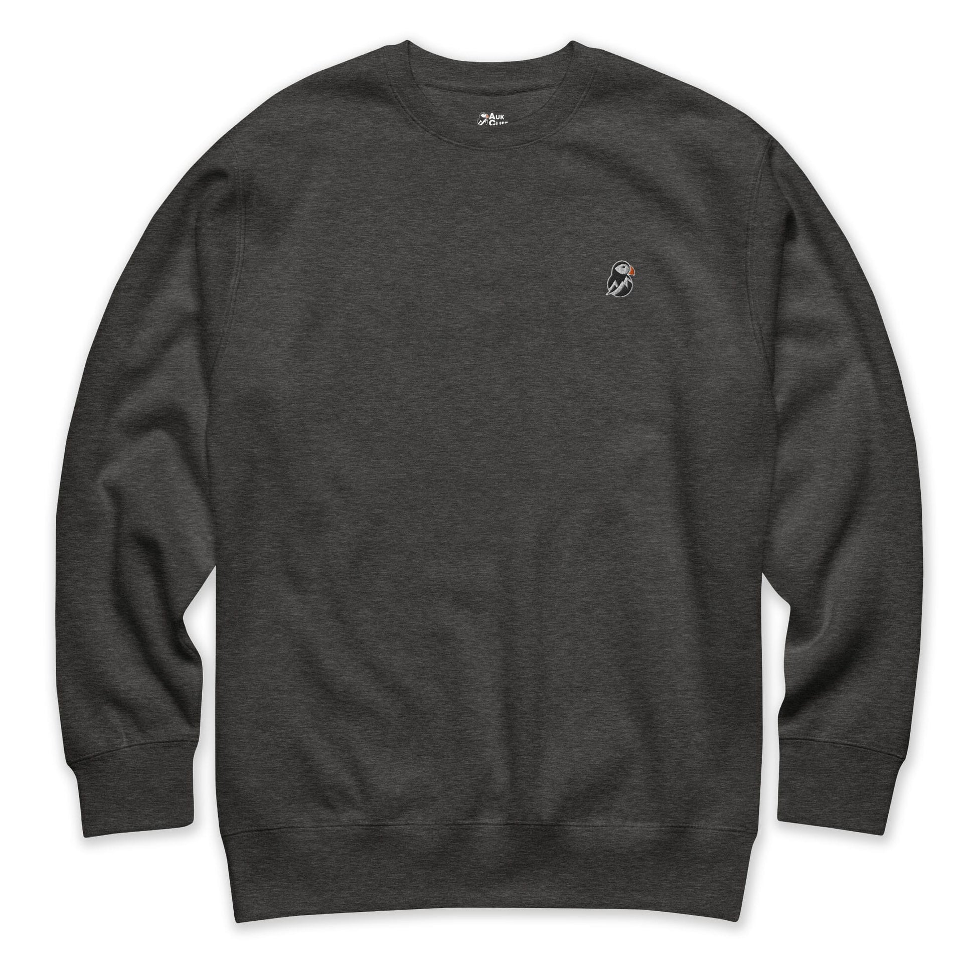 AukCliff Simple Sweatshirt Charcoal Heather / S Simple Sweatshirt